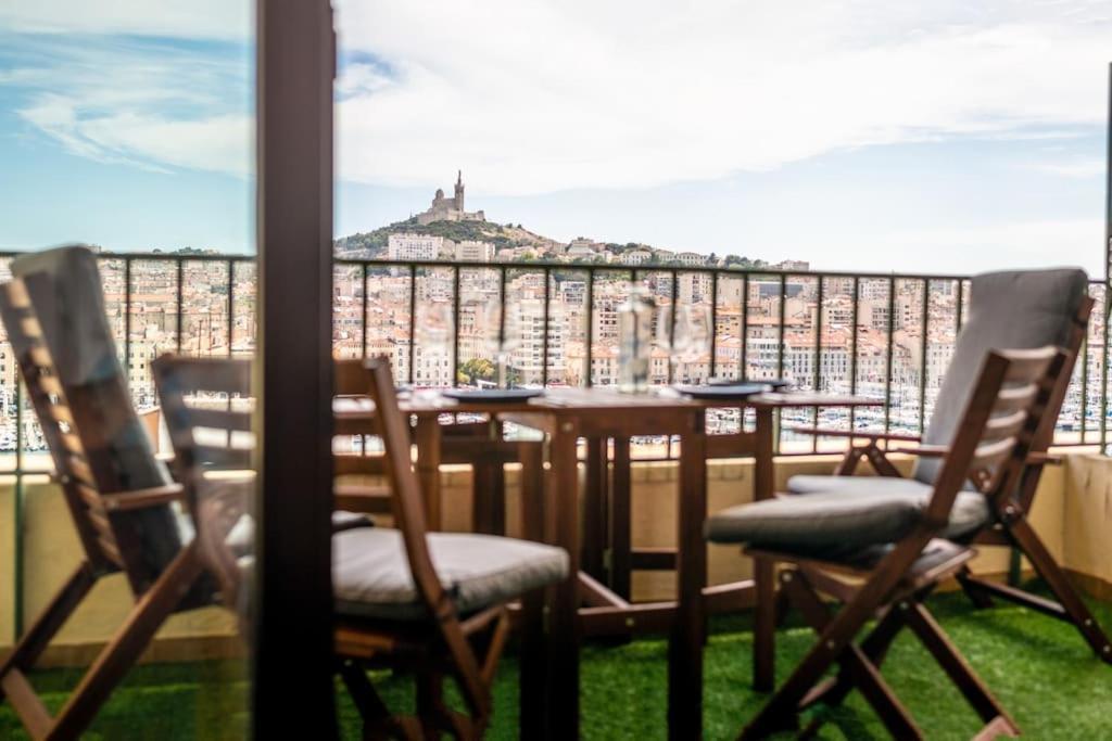 Terrace Apartment Old Port Exceptional View มาร์กเซย ภายนอก รูปภาพ